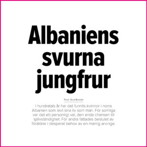 Digital artikel om svurna jungfrur